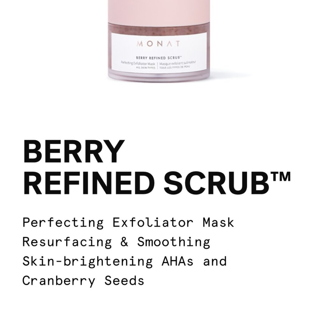 Monat Berry Refined Scrub